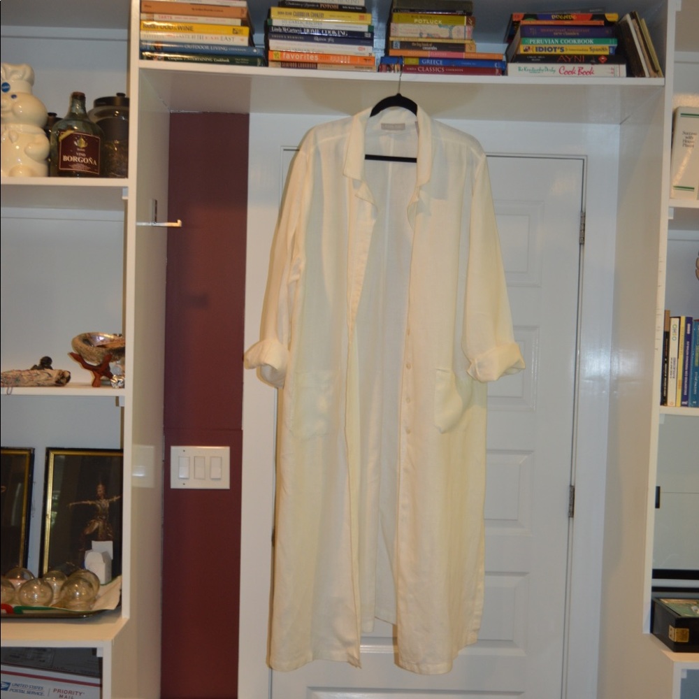Gorgeous linen maxi dress/duster by Kate Hill (3)